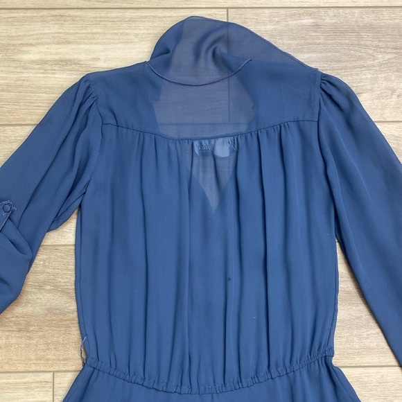 Vintage Miss‎ Ashlee Sheer Midi Dress Romantic Twee - Picture 8 of 13